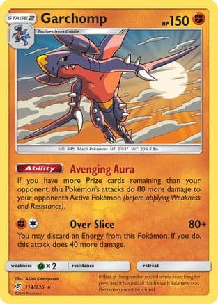 Garchomp 114/236 - SM Unified Minds Reverse Holofoil