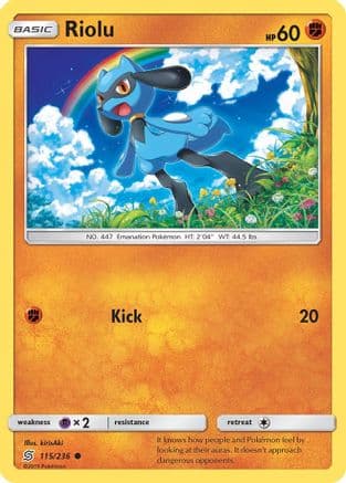 Riolu 115/236 - SM Unified Minds Reverse Holofoil