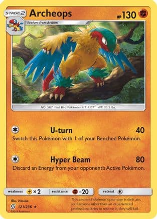 Archeops 121/236 - SM Unified Minds Reverse Holofoil