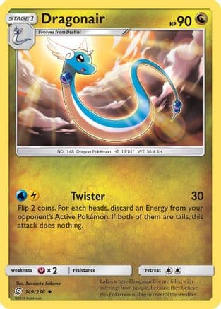 Dragonair (149) (149) 149 - Reverse Holofoil SM Unified Minds - Uncommon