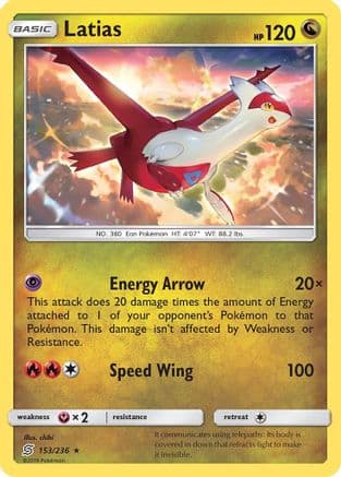 Latias 153/236 - SM Unified Minds Reverse Holofoil