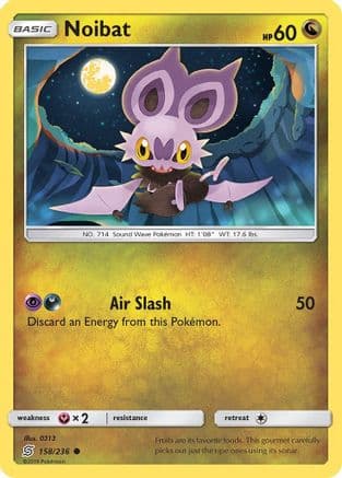Noibat 158/236 - SM Unified Minds Reverse Holofoil