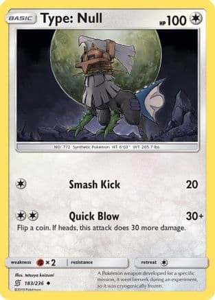 Type: Null 183/236 - SM Unified Minds Reverse Holofoil