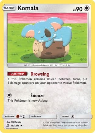 Komala 185/236 - SM Unified Minds Reverse Holofoil