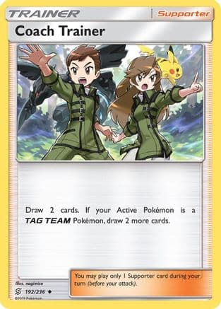 Coach Trainer 192/236 - SM Unified Minds Reverse Holofoil