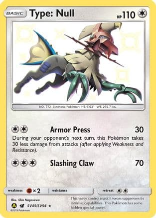 Type: Null SV45/94 - Hidden Fates Shiny Vault Holofoil