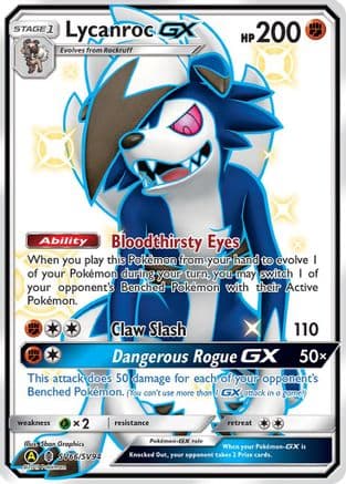 Lycanroc GX SV66/94 - Hidden Fates Shiny Vault Holofoil