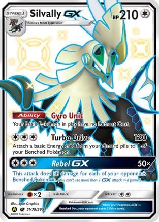 Silvally GX SV79 - Holofoil Hidden Fates Shiny Vault - Shiny Holo Rare