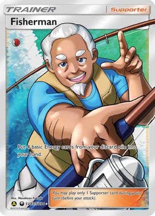 Fisherman SV83/94 - Hidden Fates Shiny Vault Holofoil