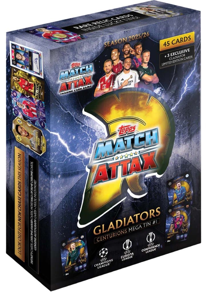 Topps UCC Match Attax | Mega Tin | Gladiators #1 - Centurions (Season 2025/2026)