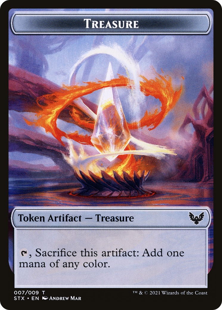 Treasure (TSTX-007) - Strixhaven: School of Mages Tokens Foil