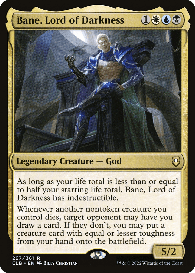 Bane, Lord of Darkness (CLB-267) - Commander Legends: Battle for Baldur's Gate Foil