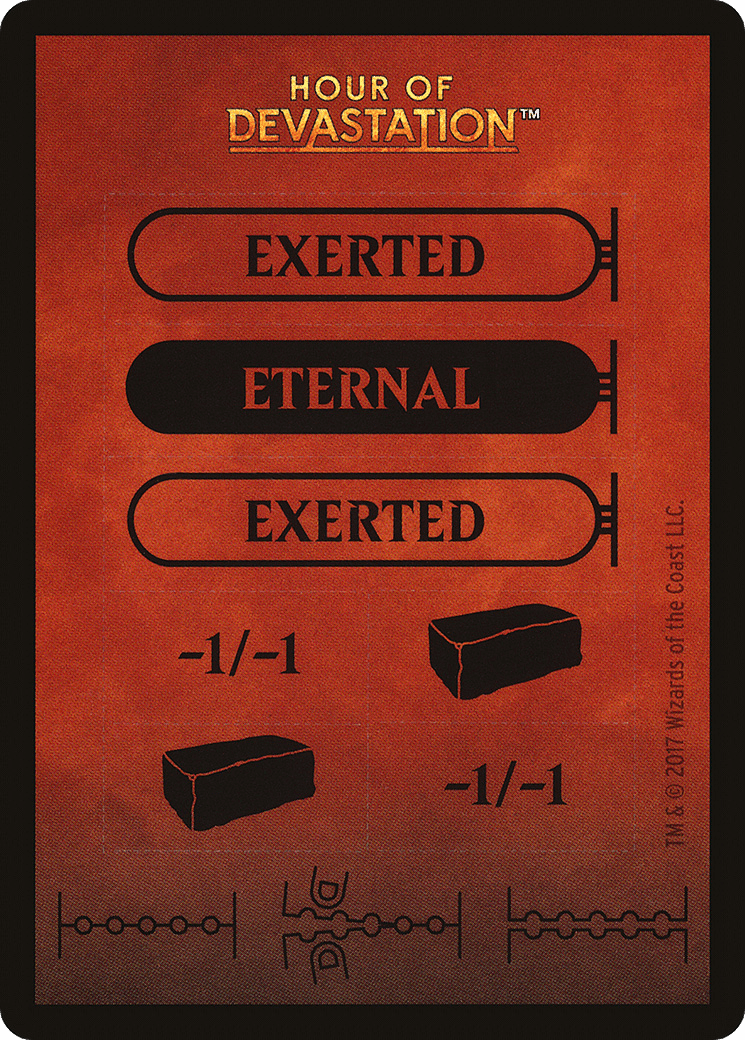 Punchcard (THOU-014) - Hour of Devastation Tokens