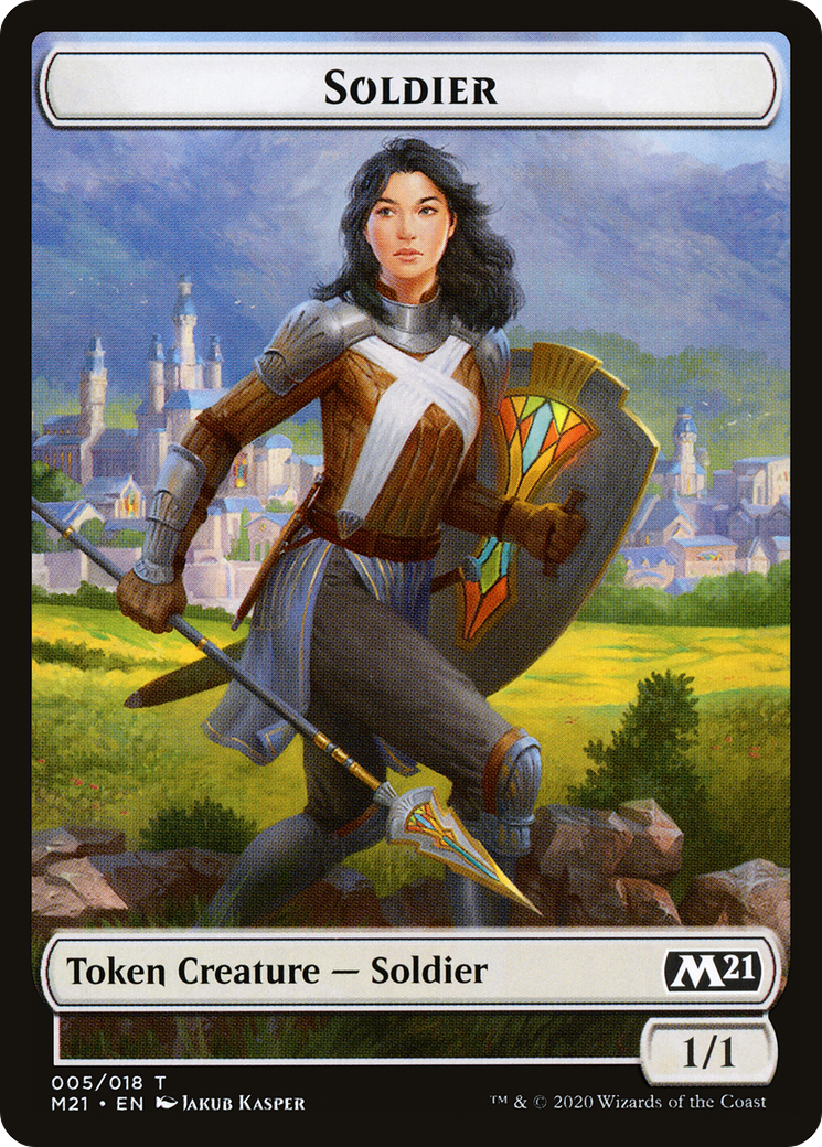Soldier (TM21-005) - Core Set 2021 Tokens Foil