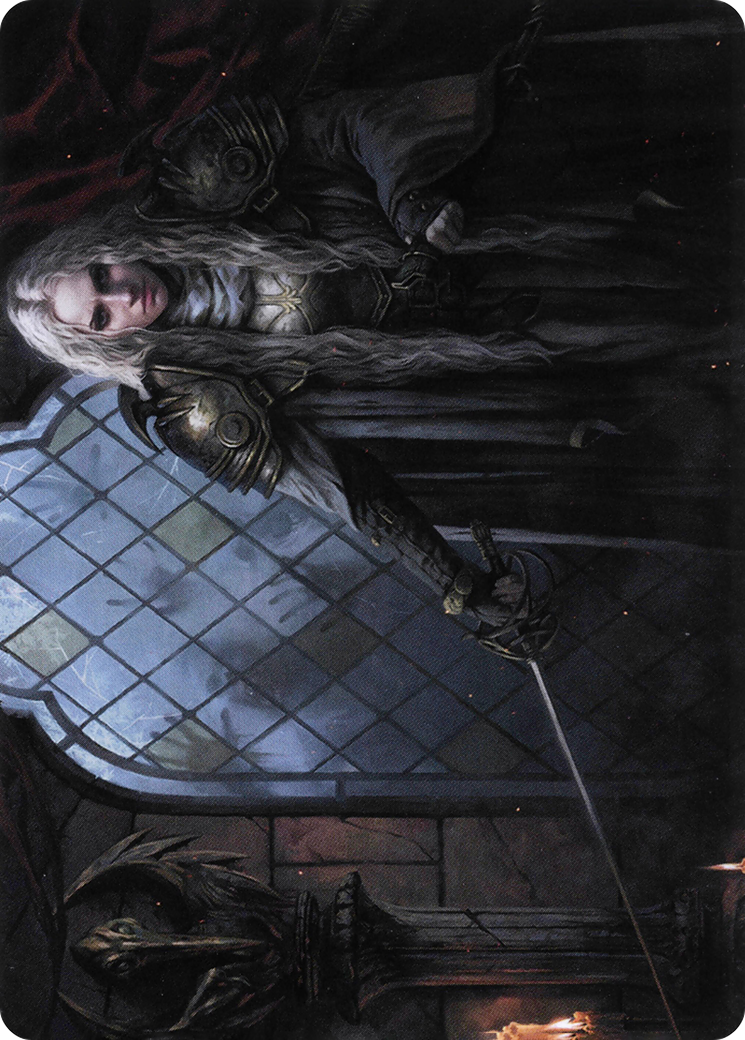 Thalia, Guardian of Thraben // Thalia, Guardian of Thraben (AVOW-018) - Crimson Vow Art Series (Borderless) Foil