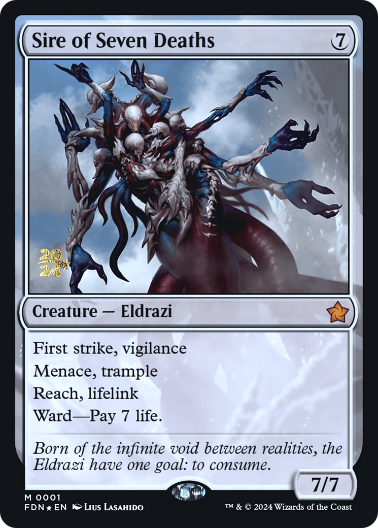 Sire of Seven Deaths (-001) - Prerelease Cards