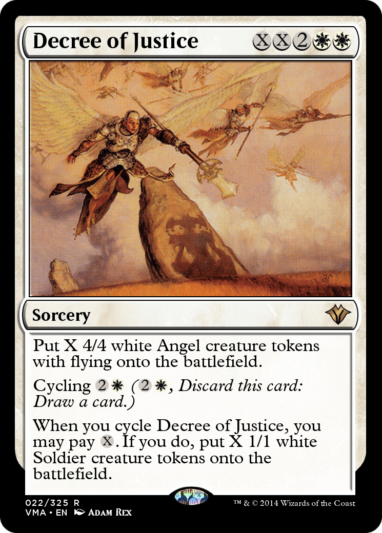 Decree of Justice (VMA-022) - Vintage Masters