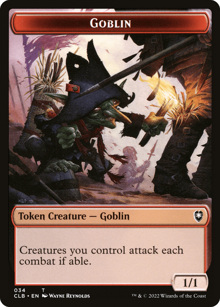Goblin (TCLB-034) - Battle for Baldur's Gate Tokens