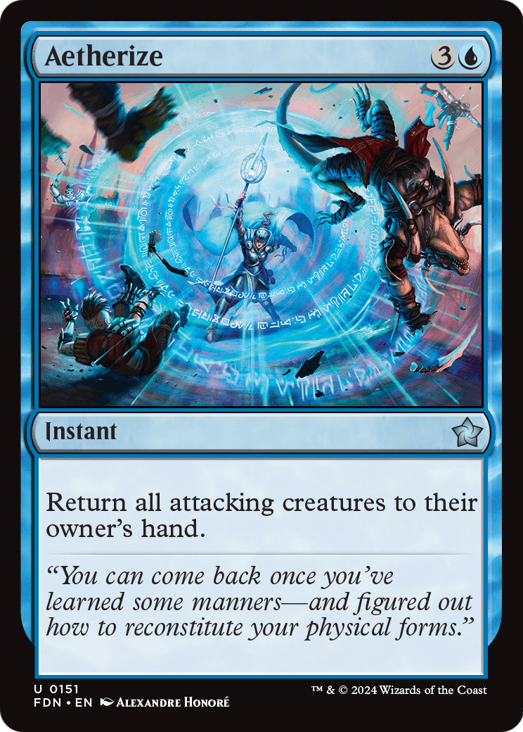 Aetherize (FDN-151) - Foundations Foil