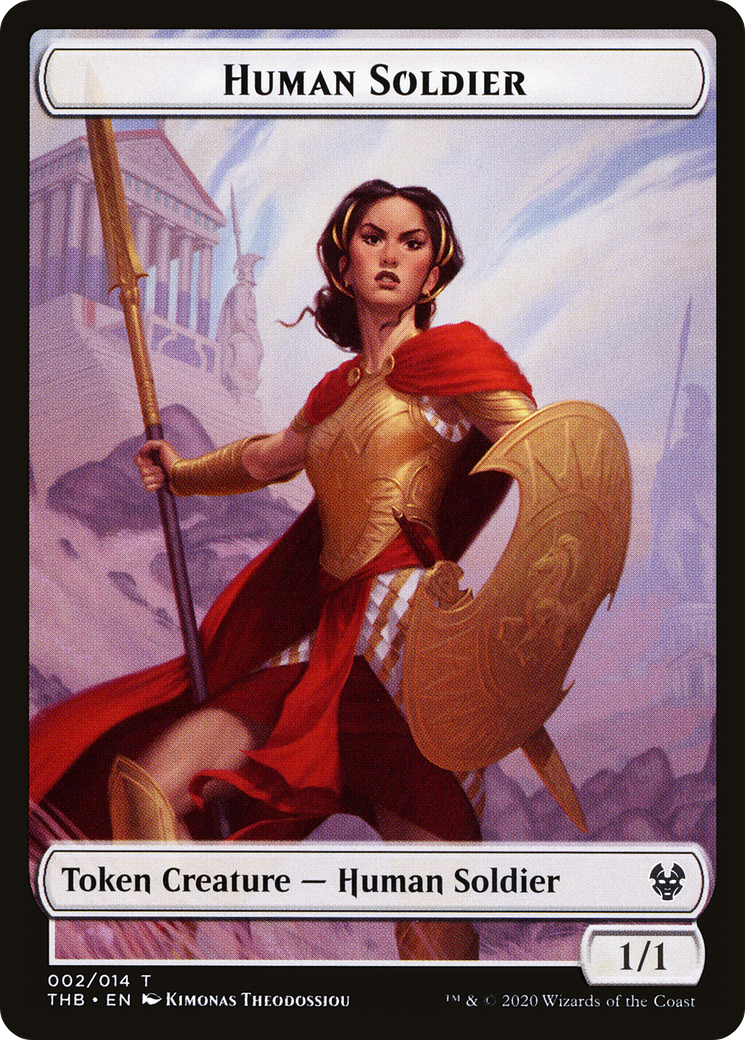 Human Soldier (TTHB-002) - Theros Beyond Death Tokens Foil