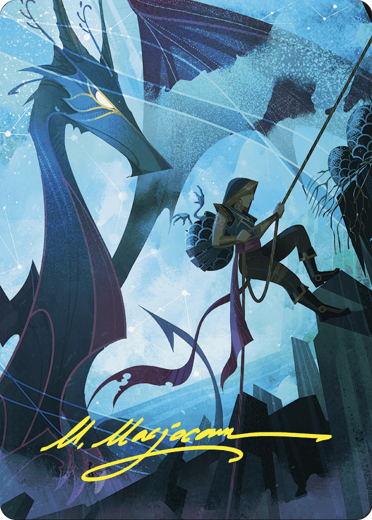 Hatching Plans // Hatching Plans (AWOE-066) - Wilds of Eldraine Art Series (Borderless) Foil