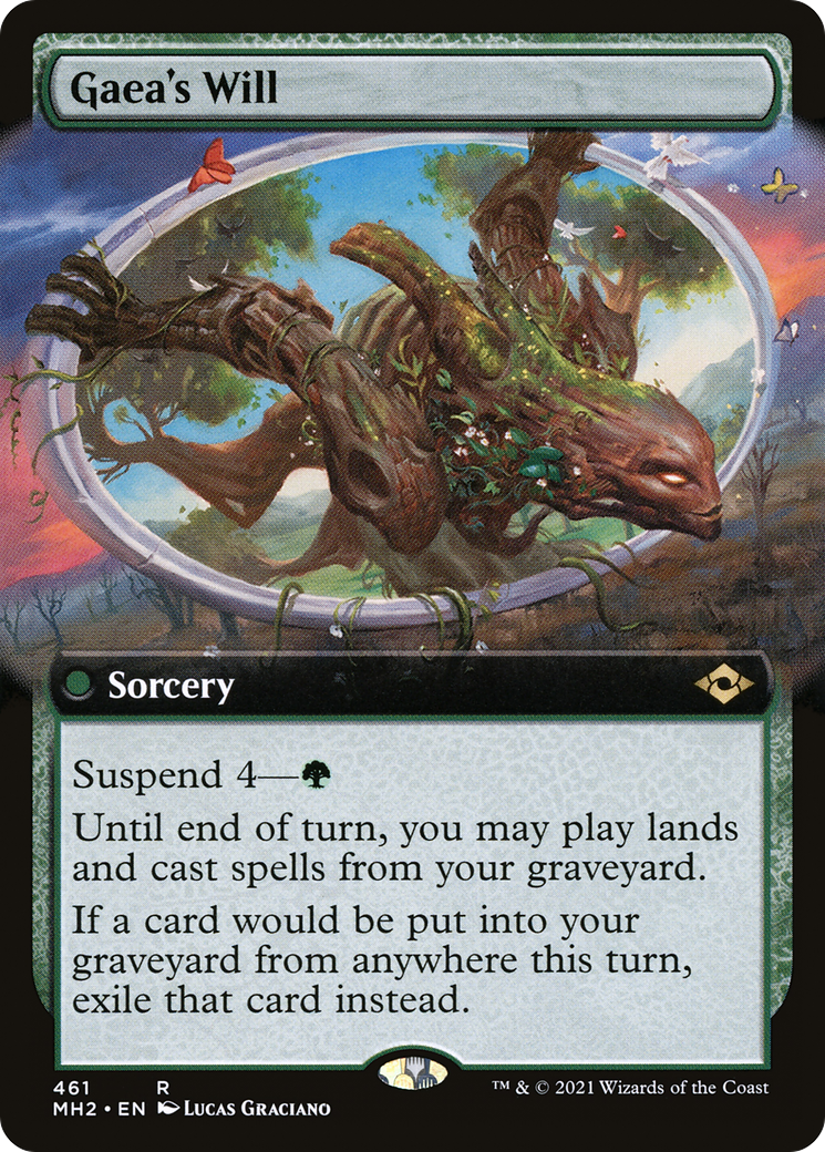 Gaea's Will (MH2-461) - Modern Horizons 2: (Extended Art) Foil