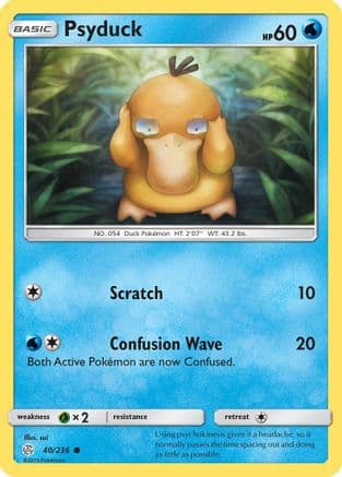 Psyduck 040/236 - SM Cosmic Eclipse Reverse Holofoil