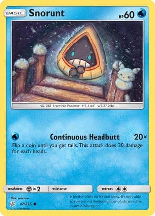 Snorunt 047/236 - SM Cosmic Eclipse Reverse Holofoil