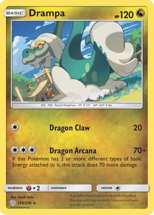 Drampa 159/236 - SM Cosmic Eclipse Reverse Holofoil