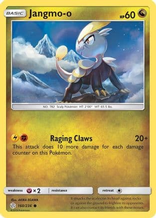 Jangmo-o 160/236 - SM Cosmic Eclipse Reverse Holofoil
