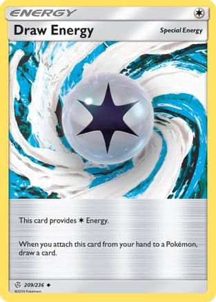 Draw Energy 209/236 - SM Cosmic Eclipse Reverse Holofoil