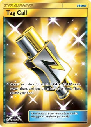 Tag Call (Secret) 270/236 - SM Cosmic Eclipse Holofoil