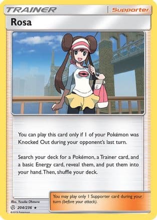 Rosa 204 - Holofoil SM Cosmic Eclipse - Holo Rare