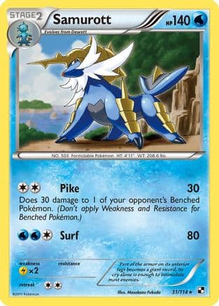 Samurott 31/114 - Deck Exclusives
