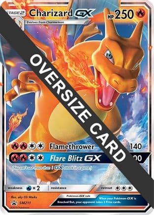 Charizard GX SM211 (SM Black Star Promo) SM211- Jumbo Cards Holofoil