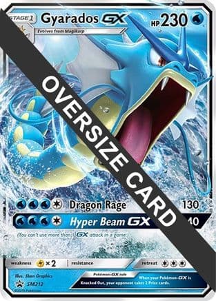 Gyarados GX SM212 (SM Black Star Promo) SM212- Jumbo Cards Holofoil