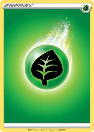 Grass Energy - Reverse Holofoil SWSH01 Sword & Shield Base Set - Common