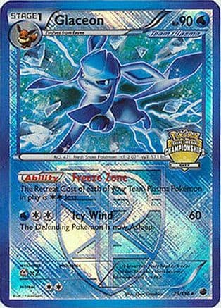 Glaceon (City Championships) 23/116 - League & Championship Cards Reverse Holofoil