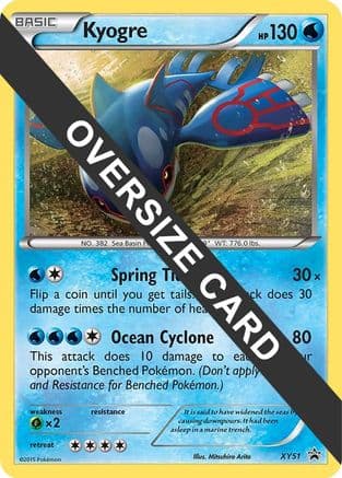 Kyogre XY51 XY51- Jumbo Cards Holofoil