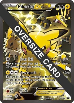 Pikachu EX XY124 XY124- Jumbo Cards Holofoil