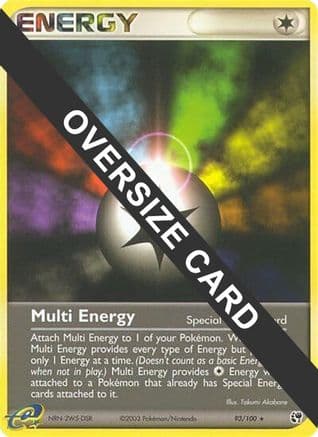 Multi Energy - 93/100/100 - Holofoil Jumbo Cards - Promo