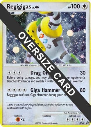 Regigigas DP40 DP40- Jumbo Cards Holofoil