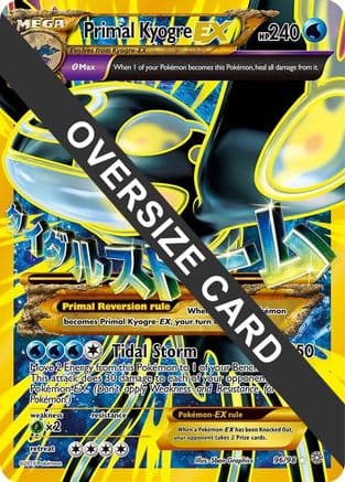 Primal Kyogre EX 96/98 - Jumbo Cards Holofoil