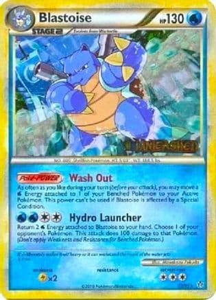 Blastoise (Prerelease) 13/95 - HGSS Promos Holofoil