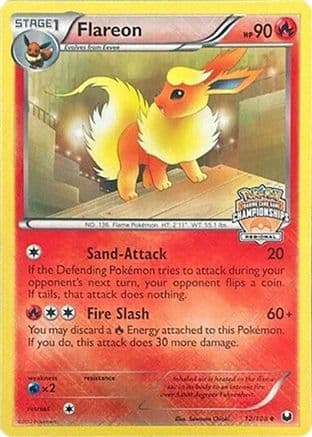 Flareon (Regional Championships) 12/108 - League & Championship Cards Reverse Holofoil