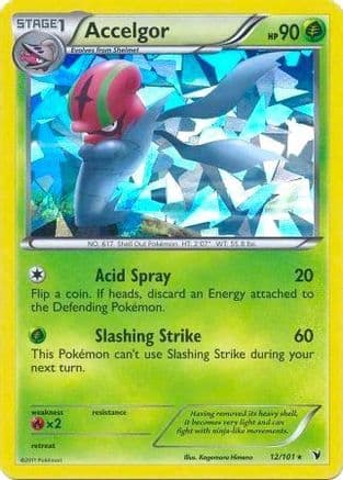 Accelgor (Cracked Ice Holo) 12/101 - Deck Exclusives Holofoil