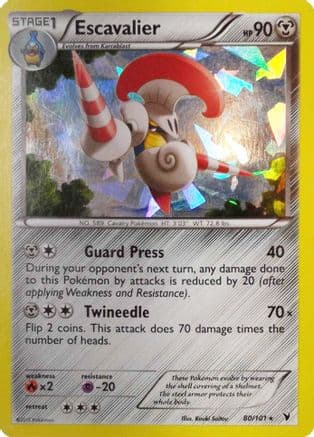 Escavalier (Cracked Ice Holo) 80/101 - Deck Exclusives Holofoil