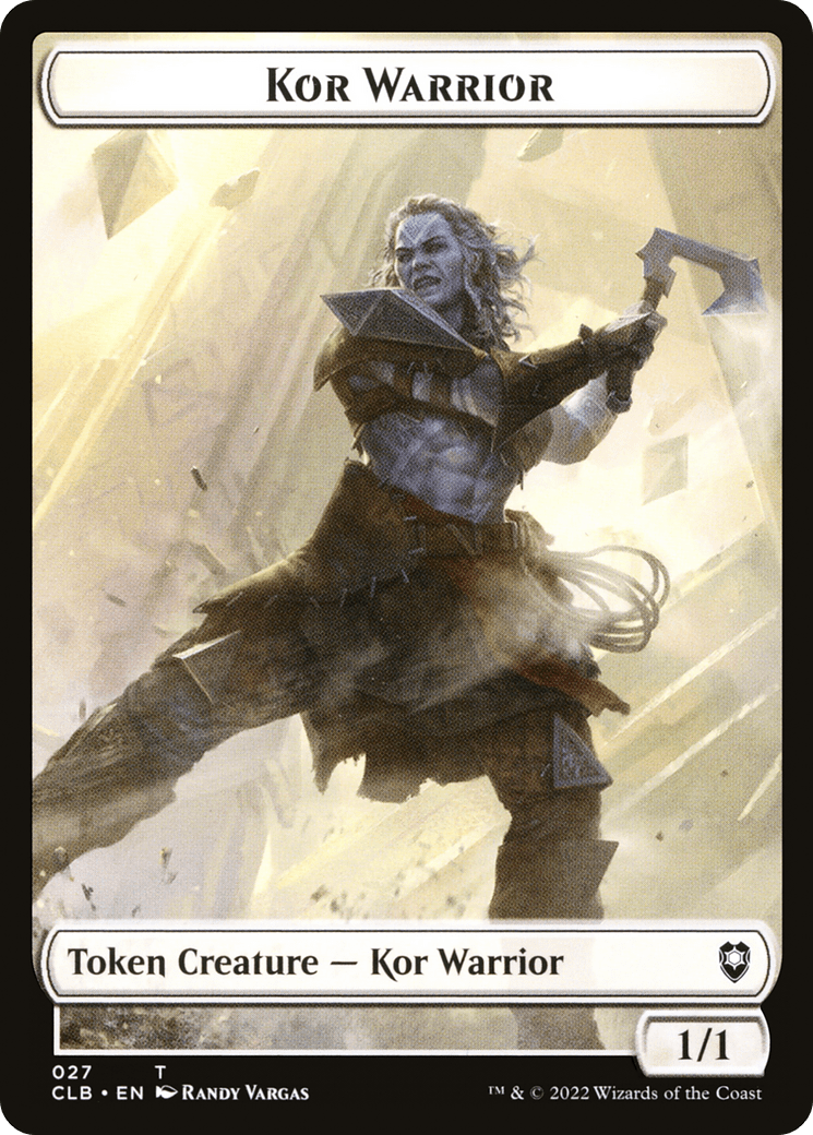 Kor Warrior (TCLB-027) - Battle for Baldur's Gate Tokens