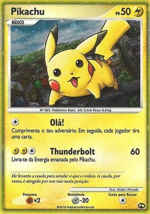 Pikachu (Portuguese) 0PW- Pikachu World Collection Promos Holofoil