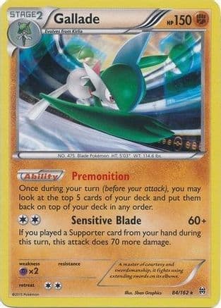 Gallade (Cosmos Holo) 84/162 - Blister Exclusives Holofoil